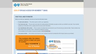 Register for Blue Access for Members | Blue Cross and Blue Shield of ...