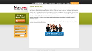 About NobelTalk - Postpaid and Prepaid phone service from Nobel Talk