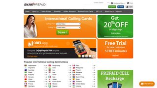 Enjoy Prepaid: International Prepaid Calling Cards & Plans