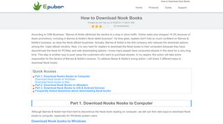 How to Download Nook Books - Epubor