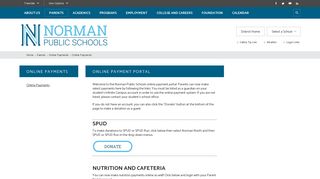 Online Payments - Norman Public Schools