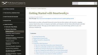 Getting Started with Smartwork5 | W. W. Norton