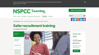 Safer recruitment training - NSPCC Learning