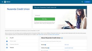 Nusenda Credit Union: Login, Bill Pay, Customer Service and Care ...