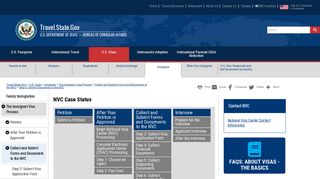 NVC Case Status - Bureau of Consular Affairs - Department of State