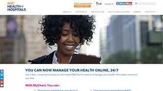 MyChart | NYC Health + Hospitals