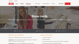 Store cards | log in | set up | Ikano Bank