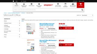 staples microsoft office home and student 2013