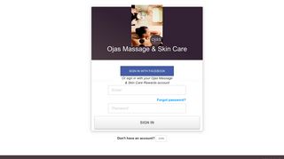 Ojas Massage & Skin Care - Login - Perkville