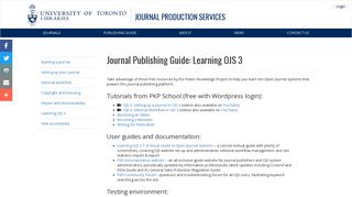 Learning OJS 3
