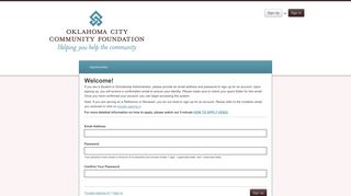 Sign Up - Oklahoma City Community Foundation Scholarships