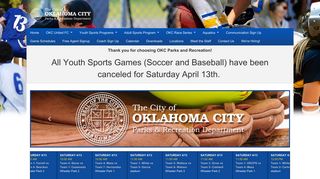 Oklahoma City Parks and Recreation Department - TeamSideline.com