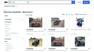 My Account - OLX.in