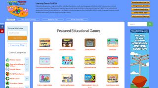 Learning Games For Kids | Educational games, videos and songs that ...
