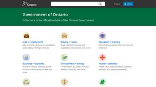 Government of Ontario | Ontario.ca