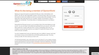 Opinion World Sign In Login And Support