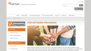Optum Idaho - For Network Providers