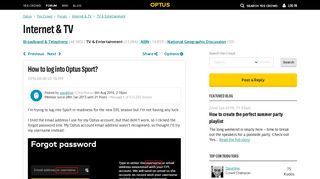 How to log into Optus Sport? - Yes Crowd
