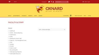 Faculty & Staff | Oxnard High School