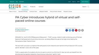 PA Cyber introduces hybrid of virtual and self-paced online courses