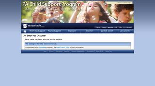 Pennsylvania Child Support Program - humanservices.state.pa.us