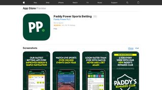 Paddy Power Sports Betting on the App Store - iTunes - Apple
