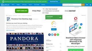 download pandora app desktop