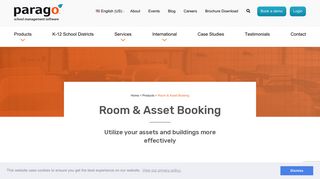 Online Room Booking Software - Parago School Asset Management