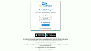myHealthspot - Patient Portal Login