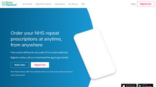 Now Patient | NHS Approved Repeat Prescriptions App