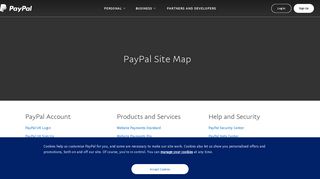 PayPal Sitemap | PayPal UK