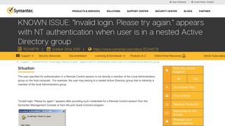 invalid login information please try again invalid login information please try again