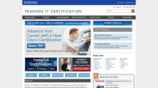 Pearson IT Certification: Videos, flash cards, simulations, books ...