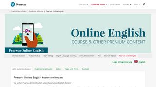 Pearson Online English