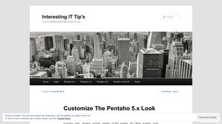 Customize The Pentaho 5.x Look | Interesting IT Tip's
