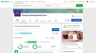 Pharmacy Development Services Reviews | Glassdoor