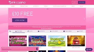 Online Casino & Mobile Slots | Pink Casino UK | £10 Free No Deposit