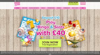 888ladies™ online bingo | deposit £10 play bingo&slots with £40
