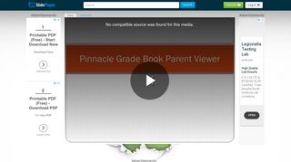 Pinnacle Grade Book Parent Viewer - ppt video online download