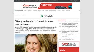 After 3 online dates, I want to leave love to chance - Independent.ie