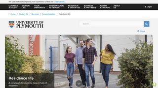 Residence life - University of Plymouth