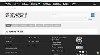 POW - Search - University of Plymouth