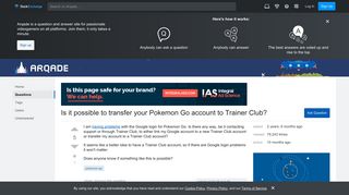 Pokemon Trainer Club Google Login And Support