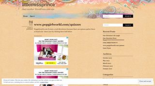 www.popgirlworld.com/quizzes | littlemissprince