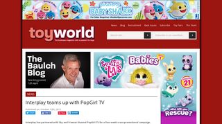 Interplay teams up with PopGirl TV | Toy World Magazine