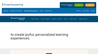 Engaging Personalized Learning Platform | PowerMyLearning ...