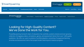 Personalize Learning with K-12 Content | PowerMyLearning Connect
