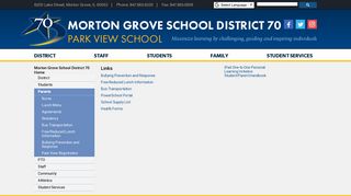 Parents - Morton Grove School District 70