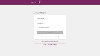 Login - The Control™ Prepaid Mastercard