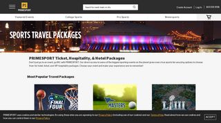 Sports Travel Packages, Premium Ticket & Hospitality Travel for ...